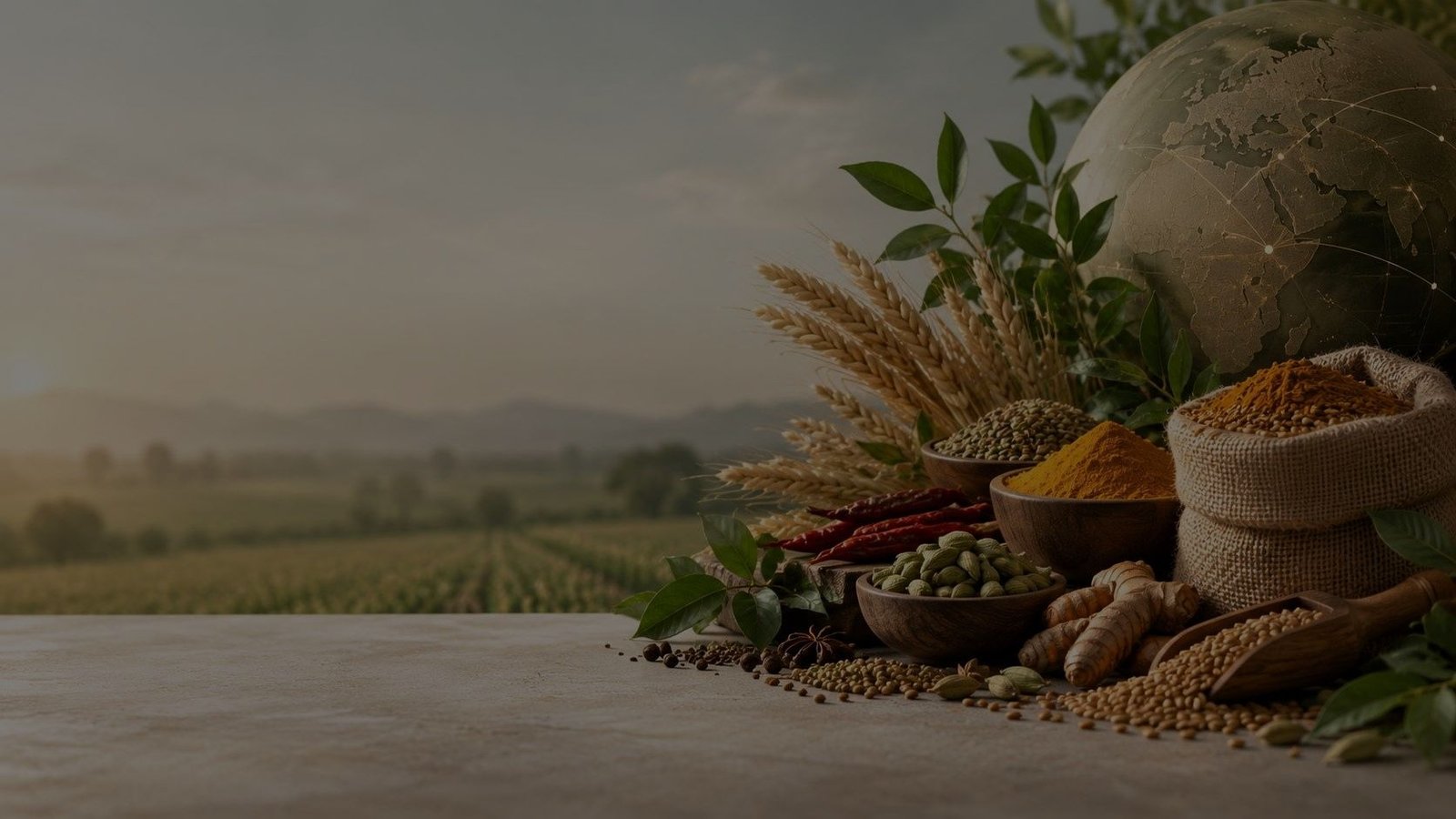 food ingredients including spices, seeds and botanicals representing PURICULT